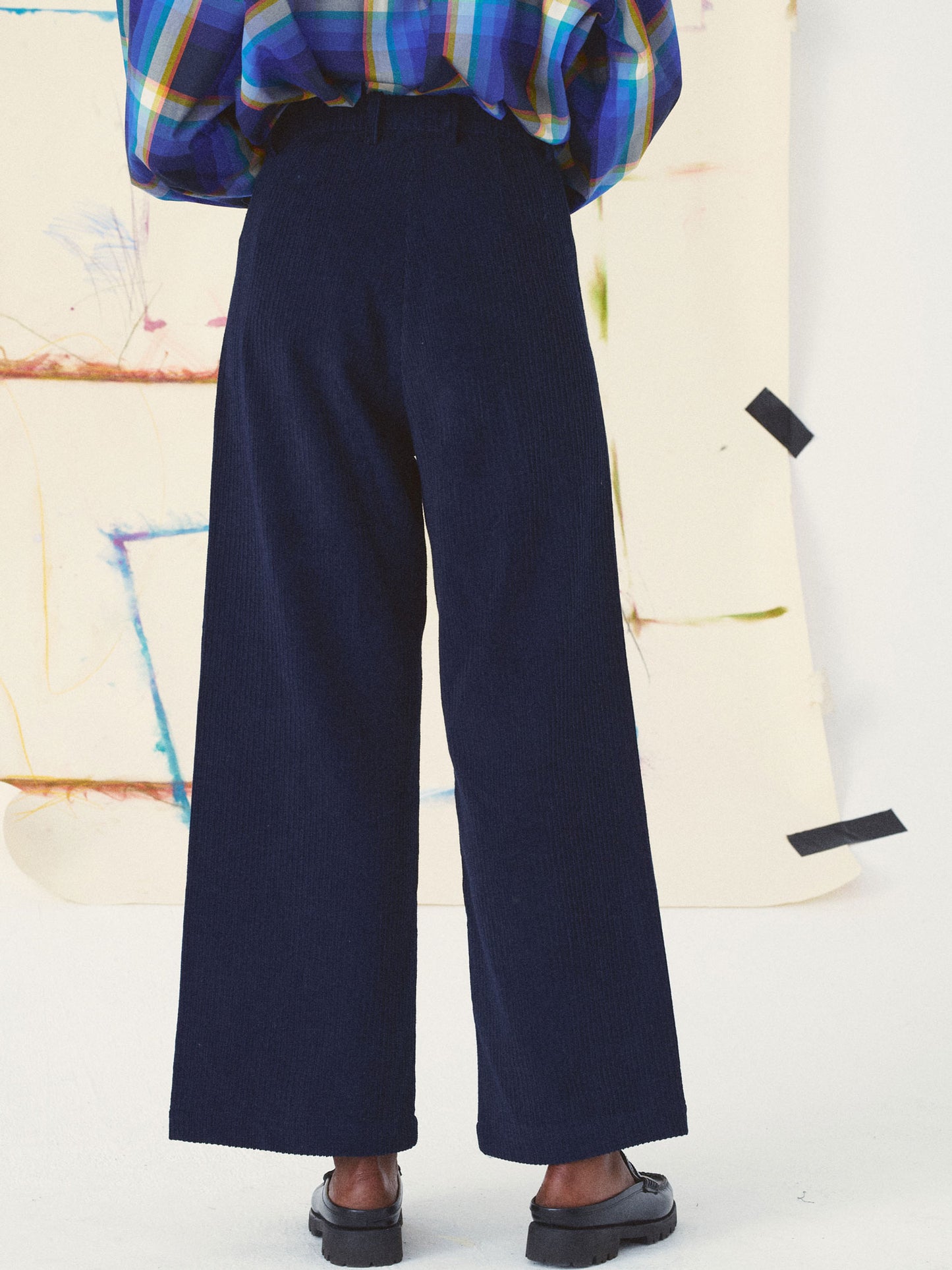 LENA PANTS CORDUROY NAVY