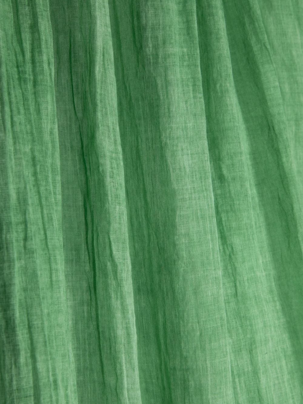 ÉCHARPE EN COTON VERT/2280W VERT