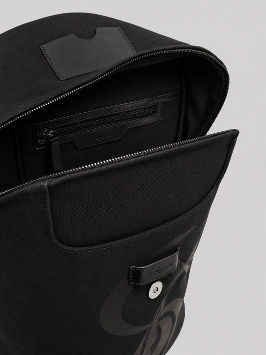 CANVAS LION BACKPACK BLACK