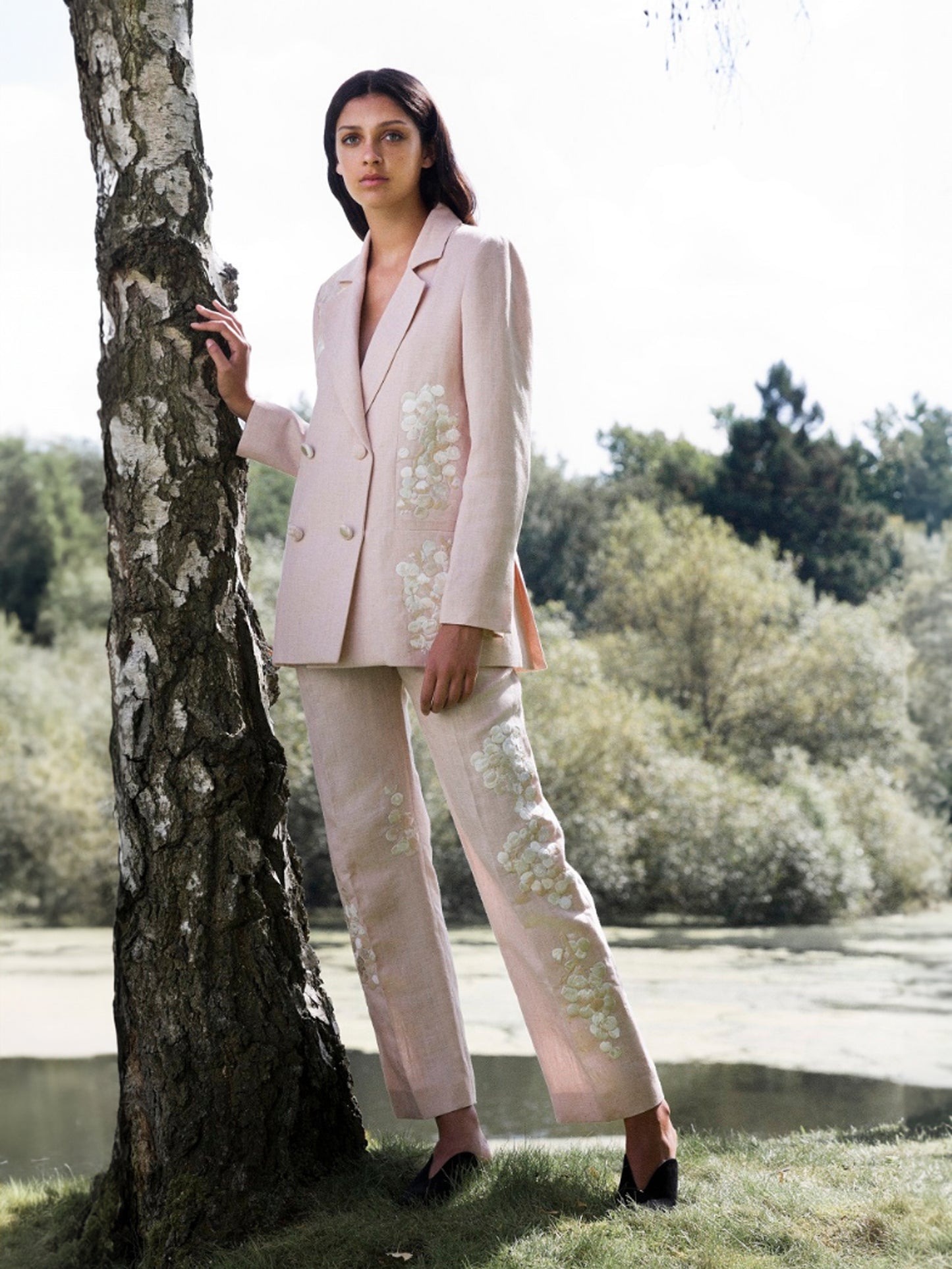 PANTALON BRODÉ GEMMA