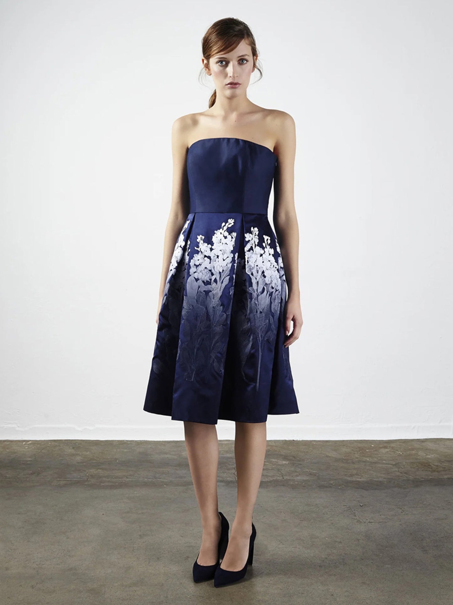 OMBRE STRAPLESS DRESS