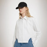 CROPPED BLOUSE WHITE