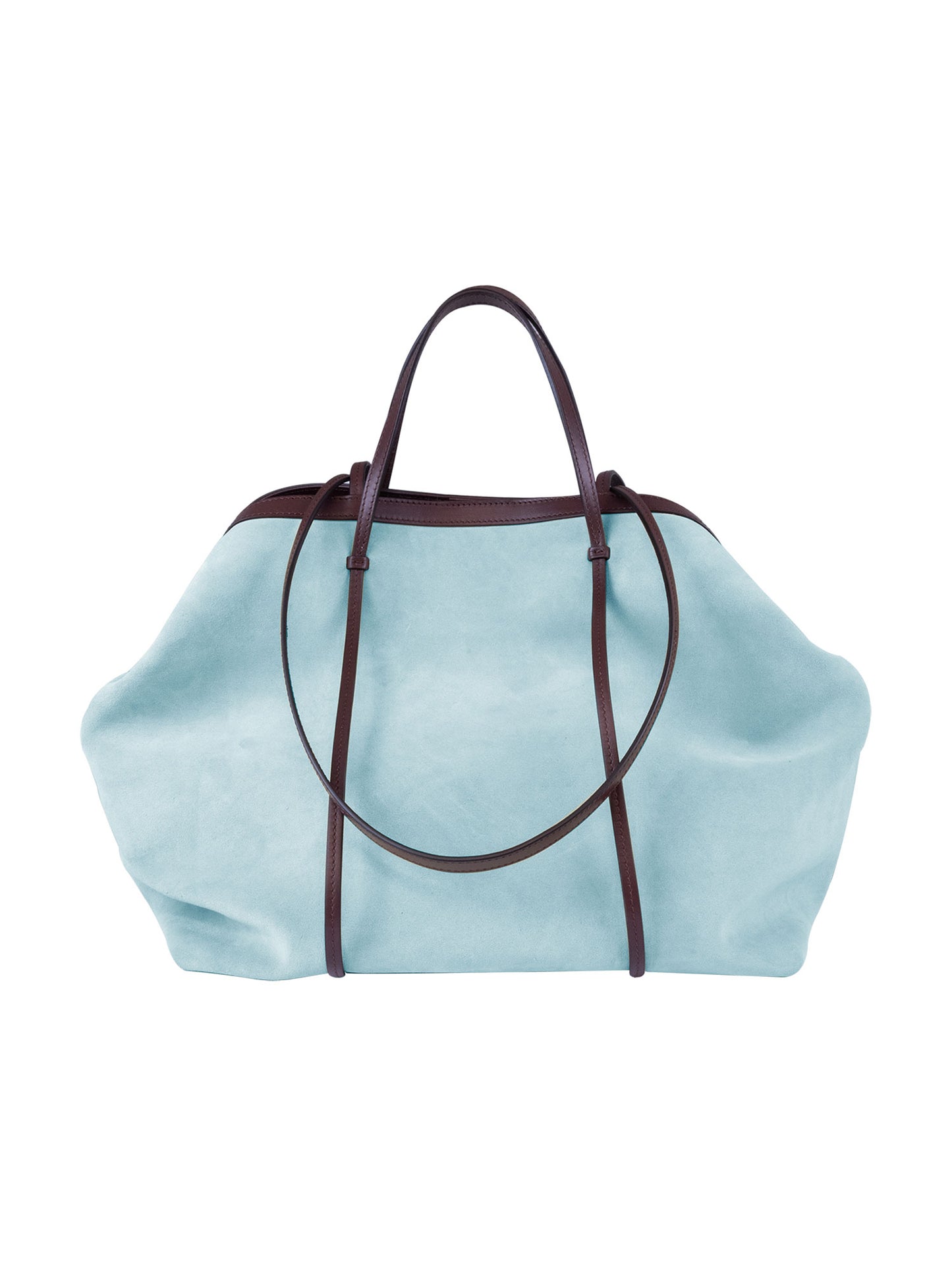 suede xxl bag in the colour capri