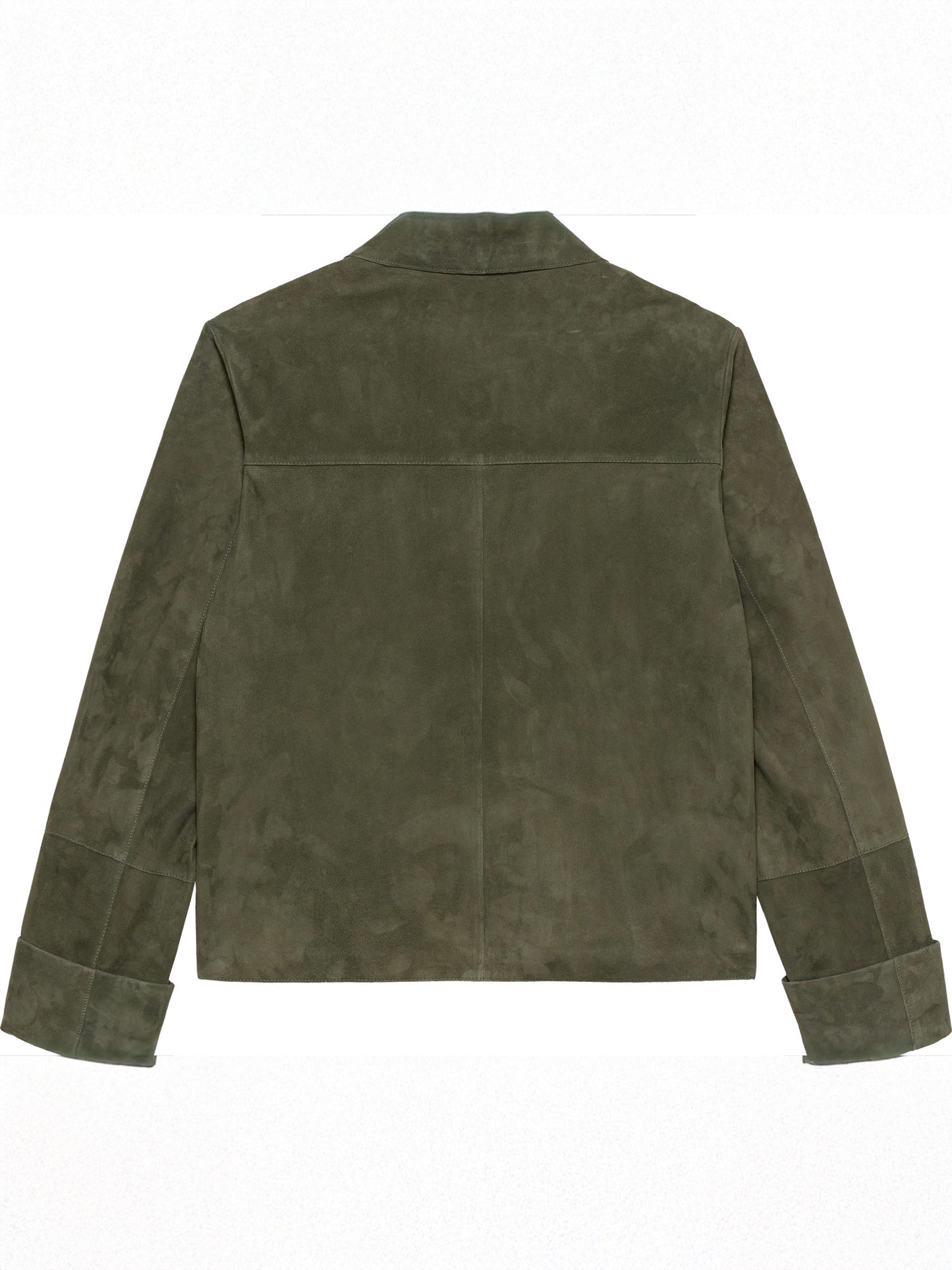 ELLA LT SUEDE JACKET DK GREEN