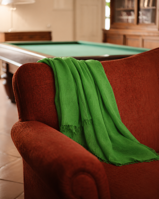 COTTON SCARF GREEN