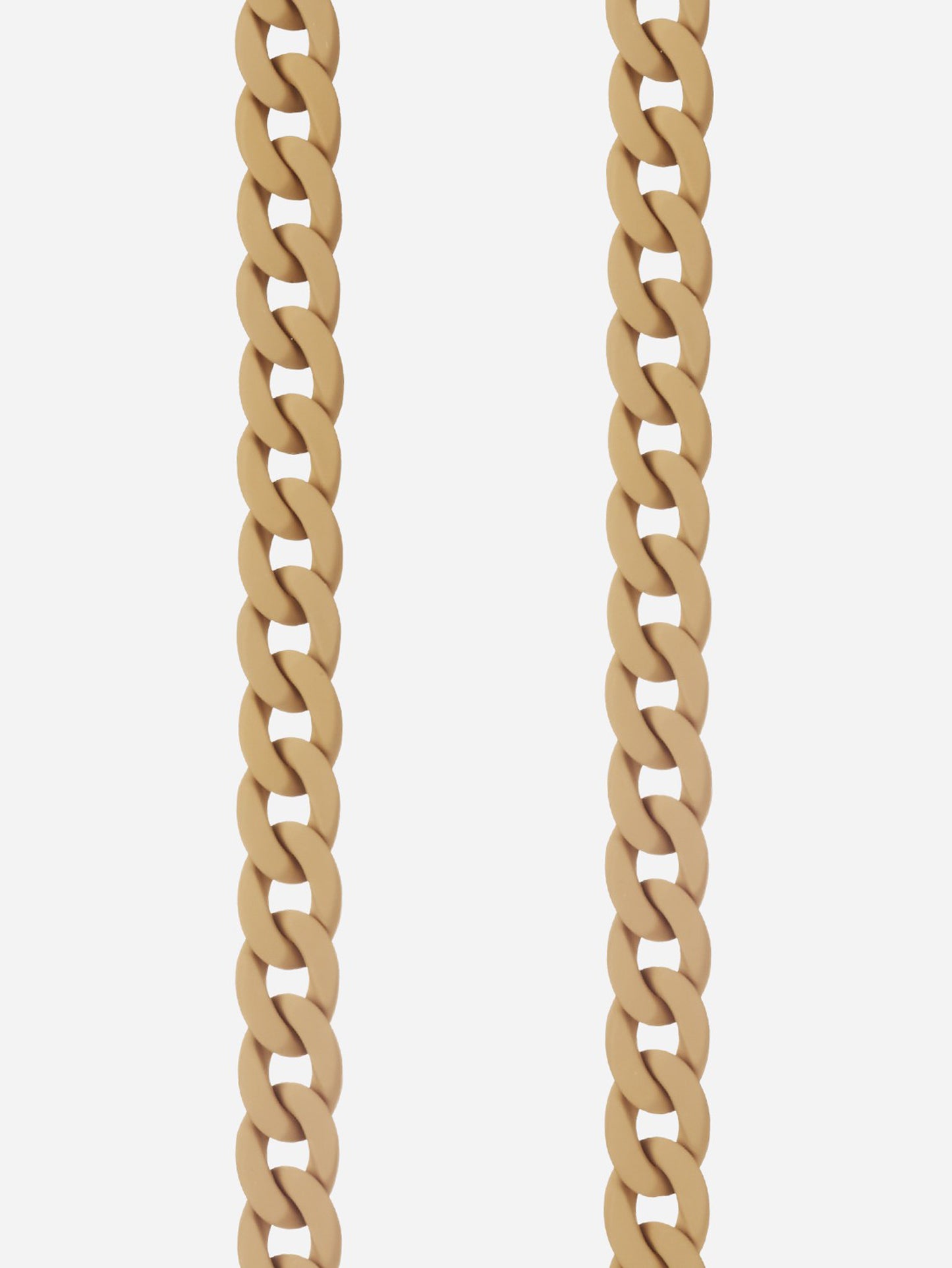 SARAH PHONE CHAIN MATTE BEIGE - 120CM