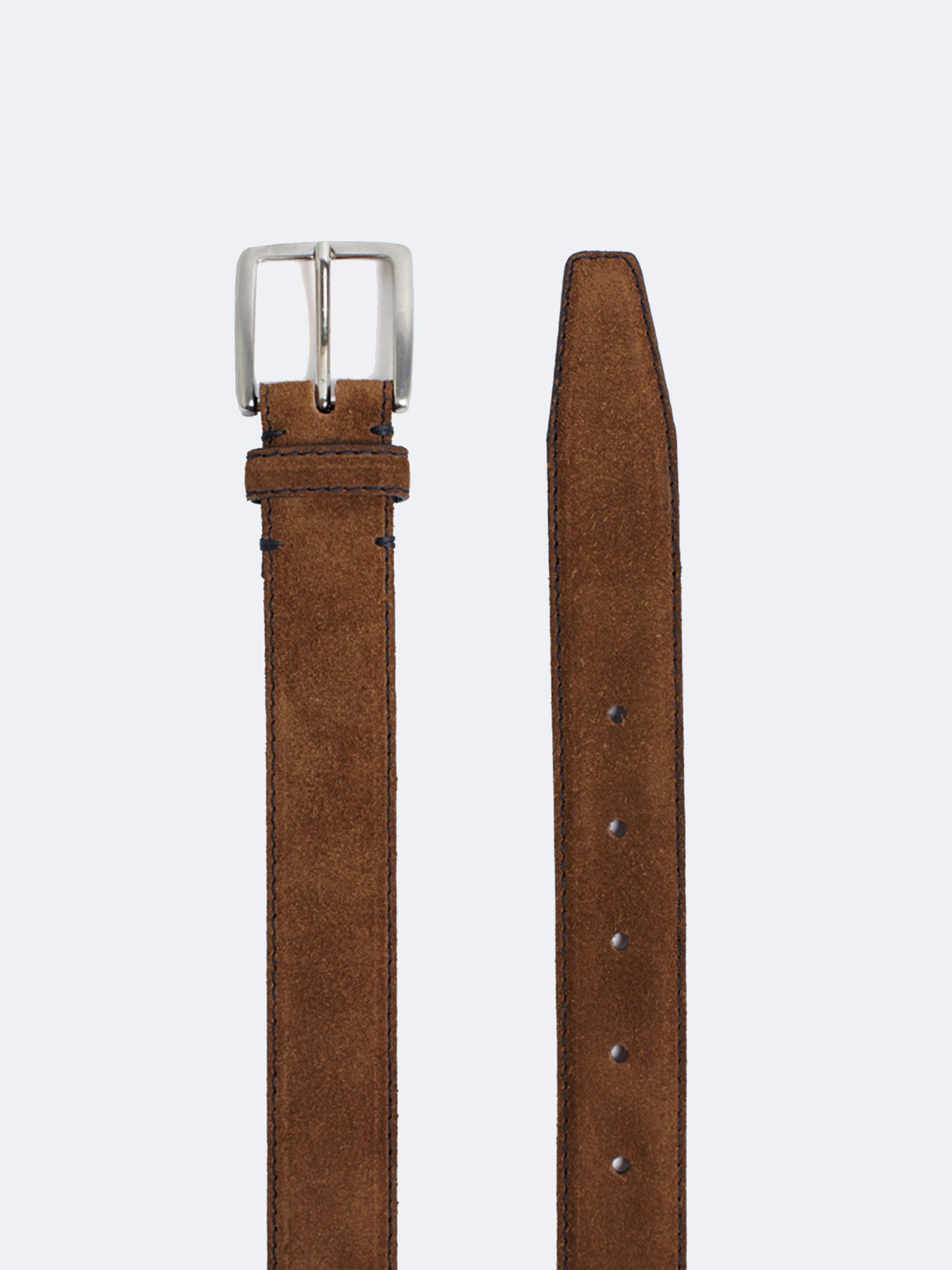CEINTURE EN DAIM MARRON