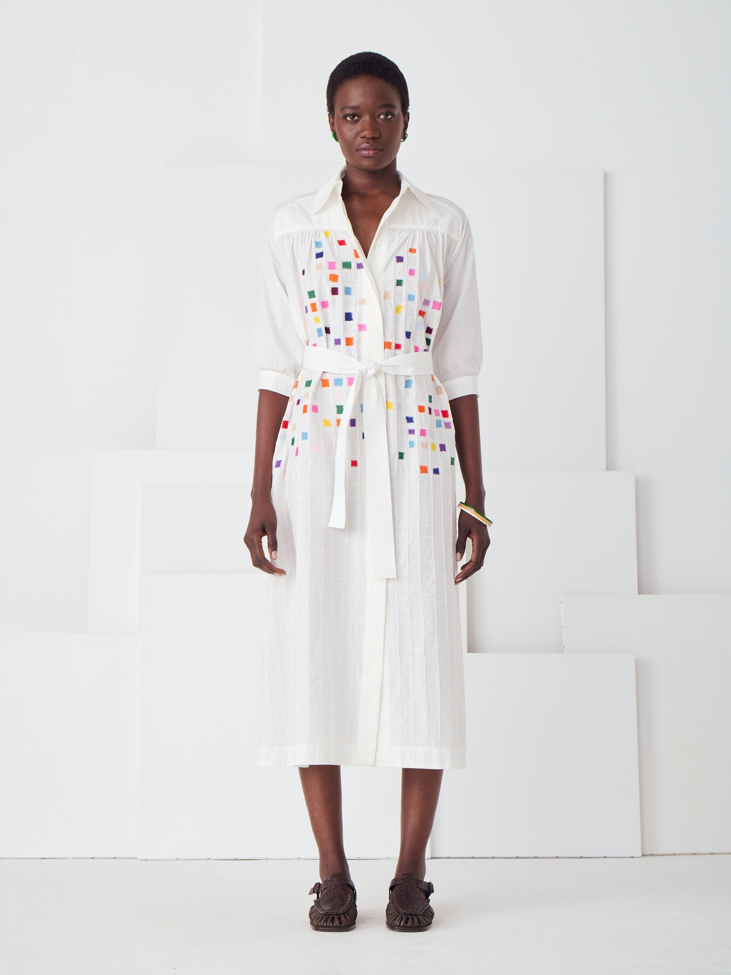 NIKI EMBROIDERED DRESS CRAIE