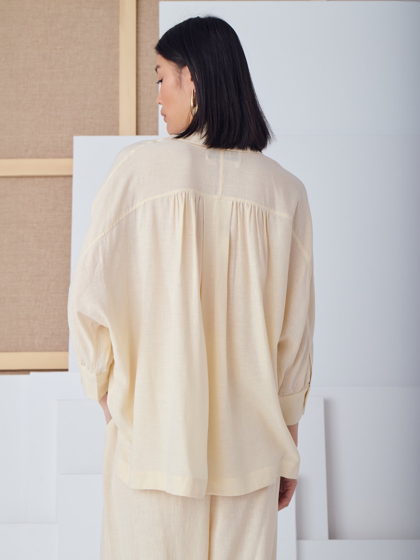 MANUELA SILK SHIRT NATURAL