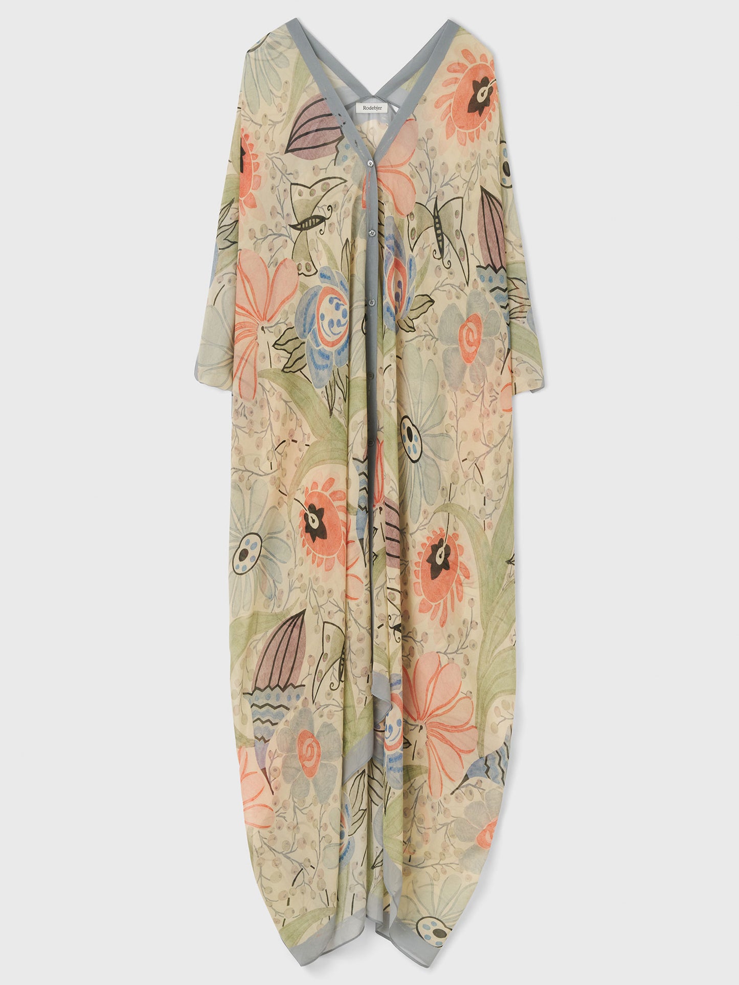 AGAVE FLORAL SILK DRESS FLORAL