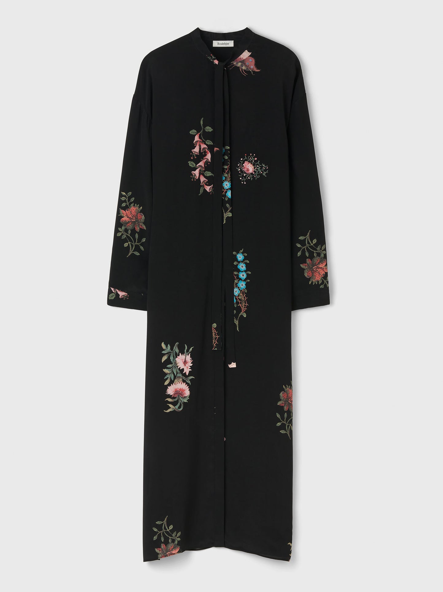 MARTINI SHIRT-DRESS BLACK/FLORAL