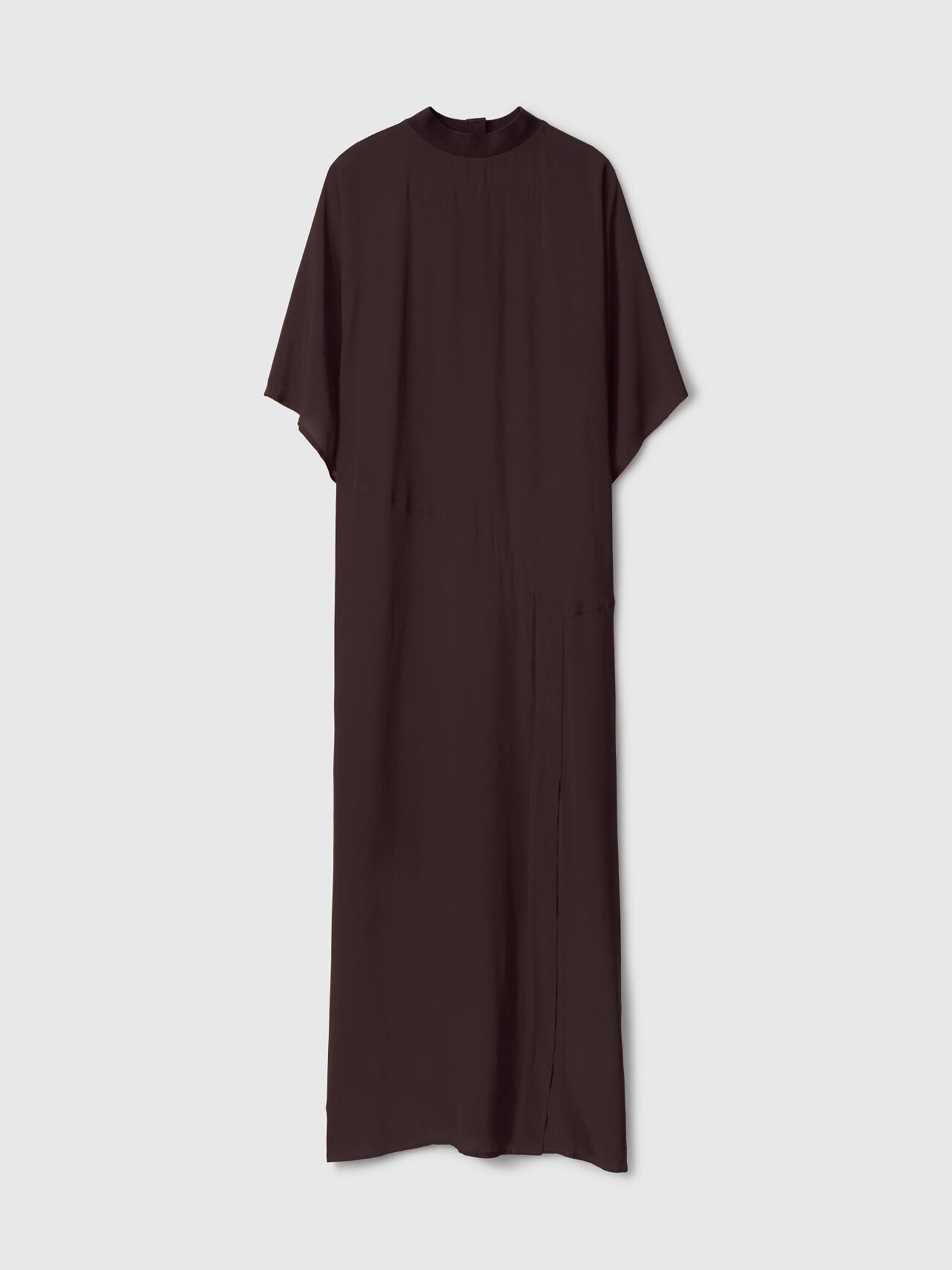 SANDRA SHORT SLEEVE DRESS BROWN