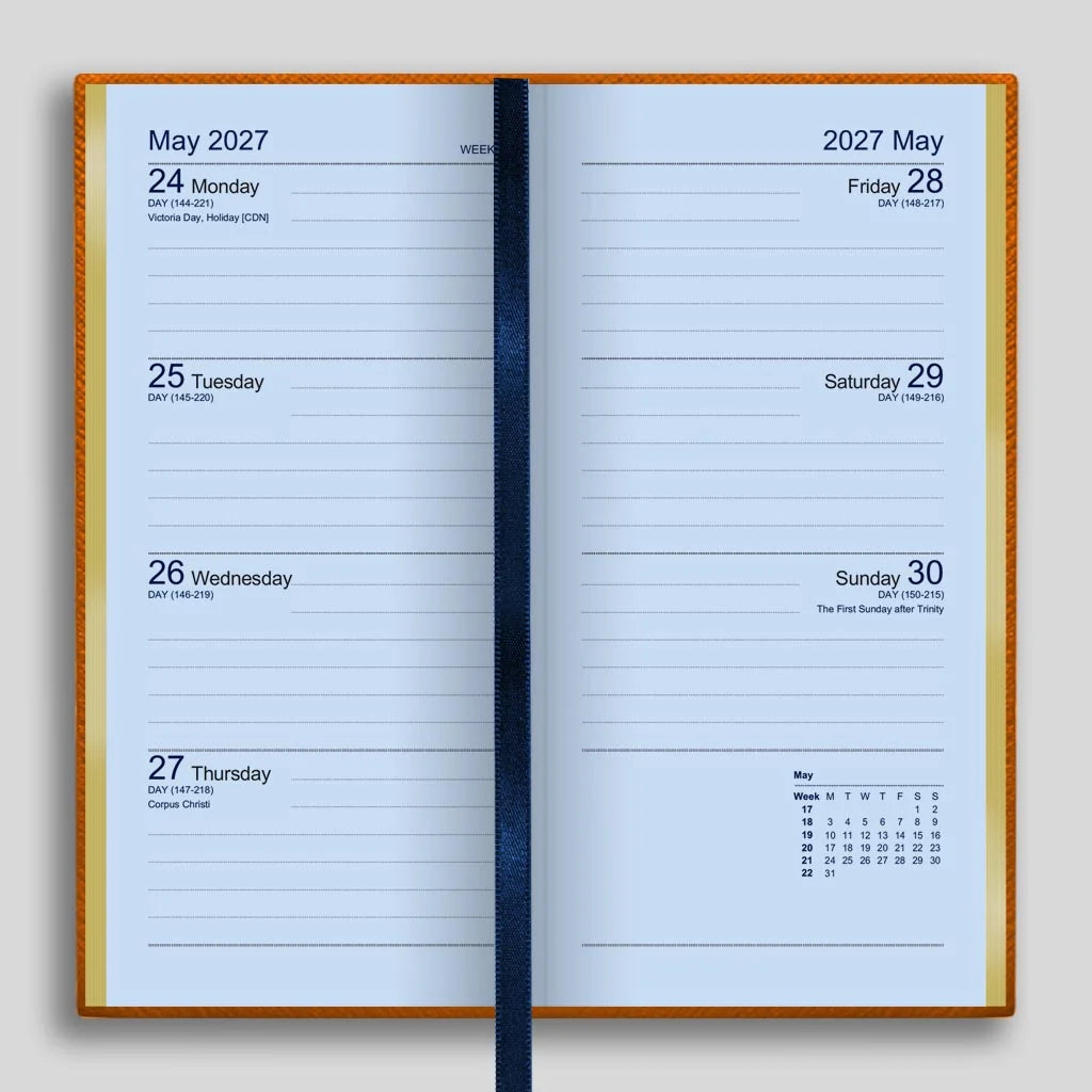 SL7UR OXFORD - 2027 DIARY - SLIM MIDNIGHT
