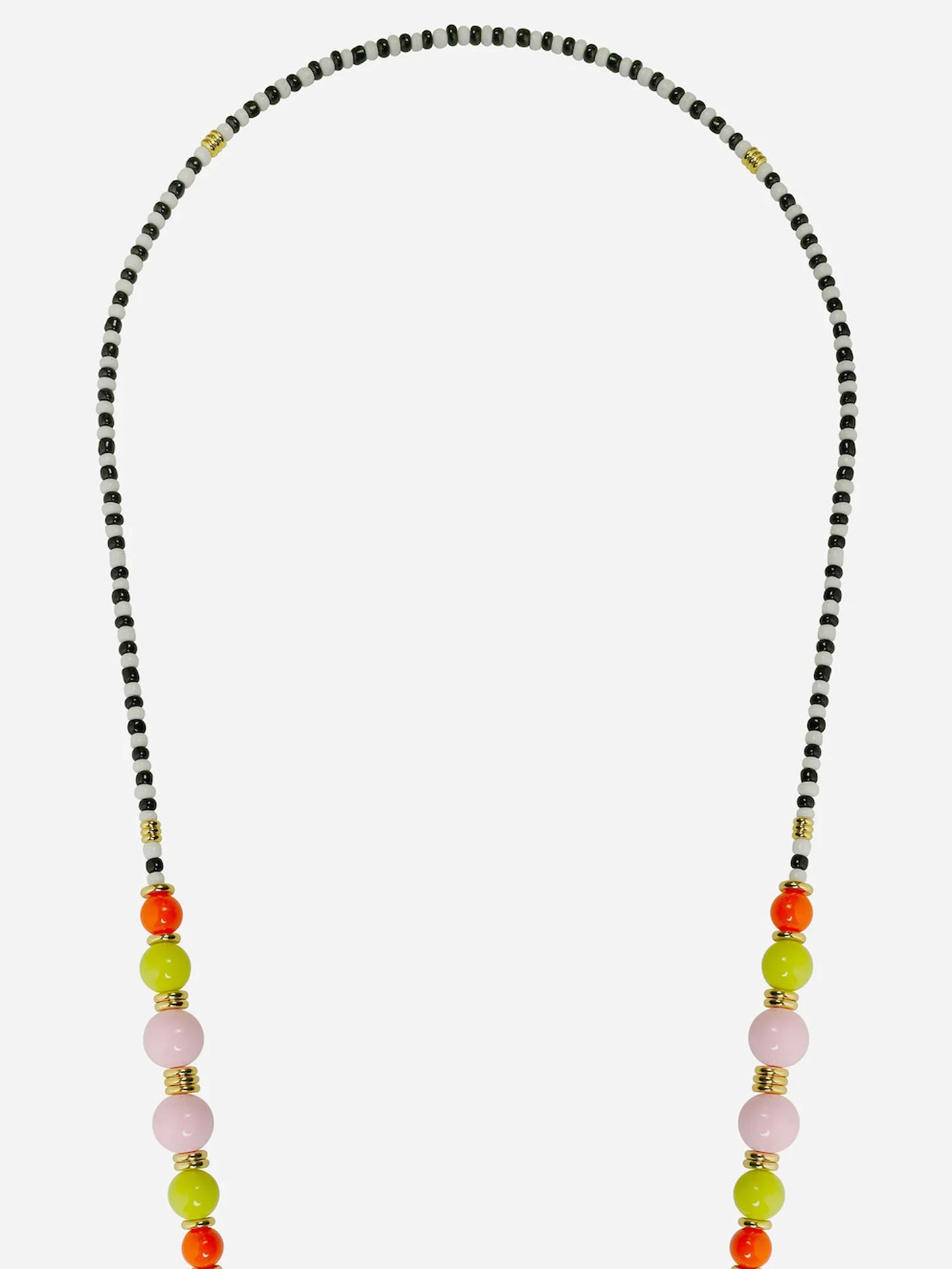 MARTHA PHONE CHAIN PERLES MULTI - 120CM