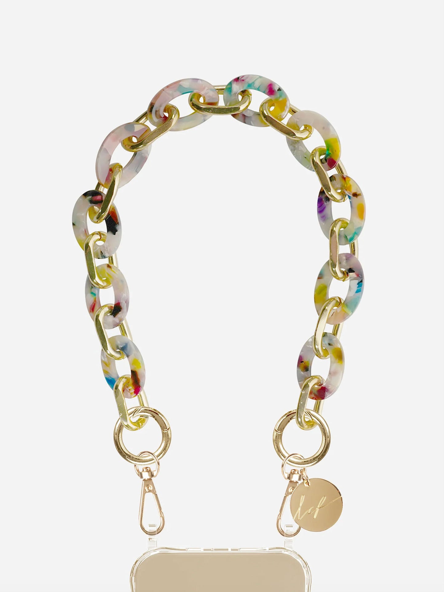 CASSY PHONE CHAIN COLOUR SHELL - 40CM