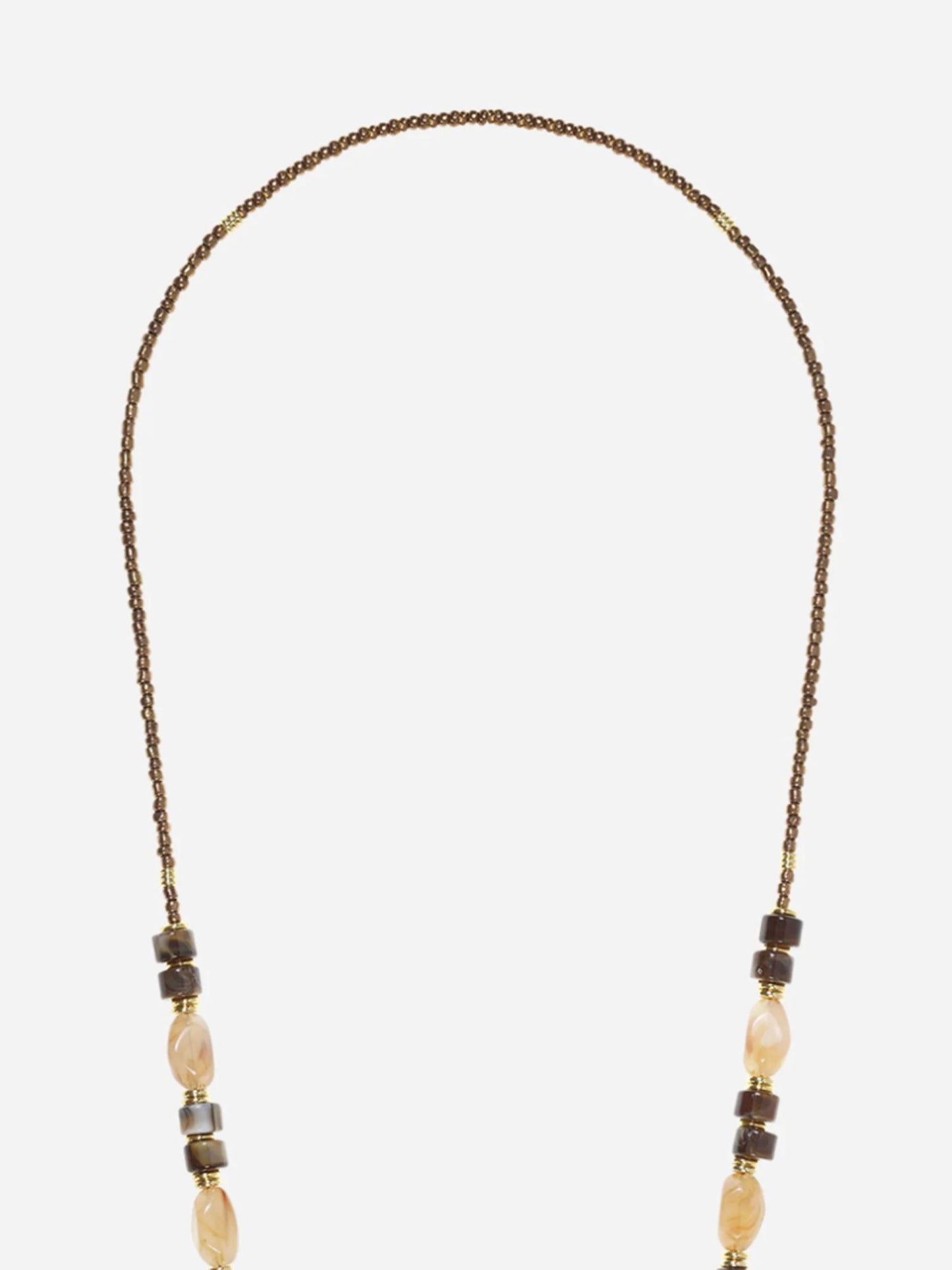 CHIARA POHNE CHAIN BROWN BRONZE - 120CM
