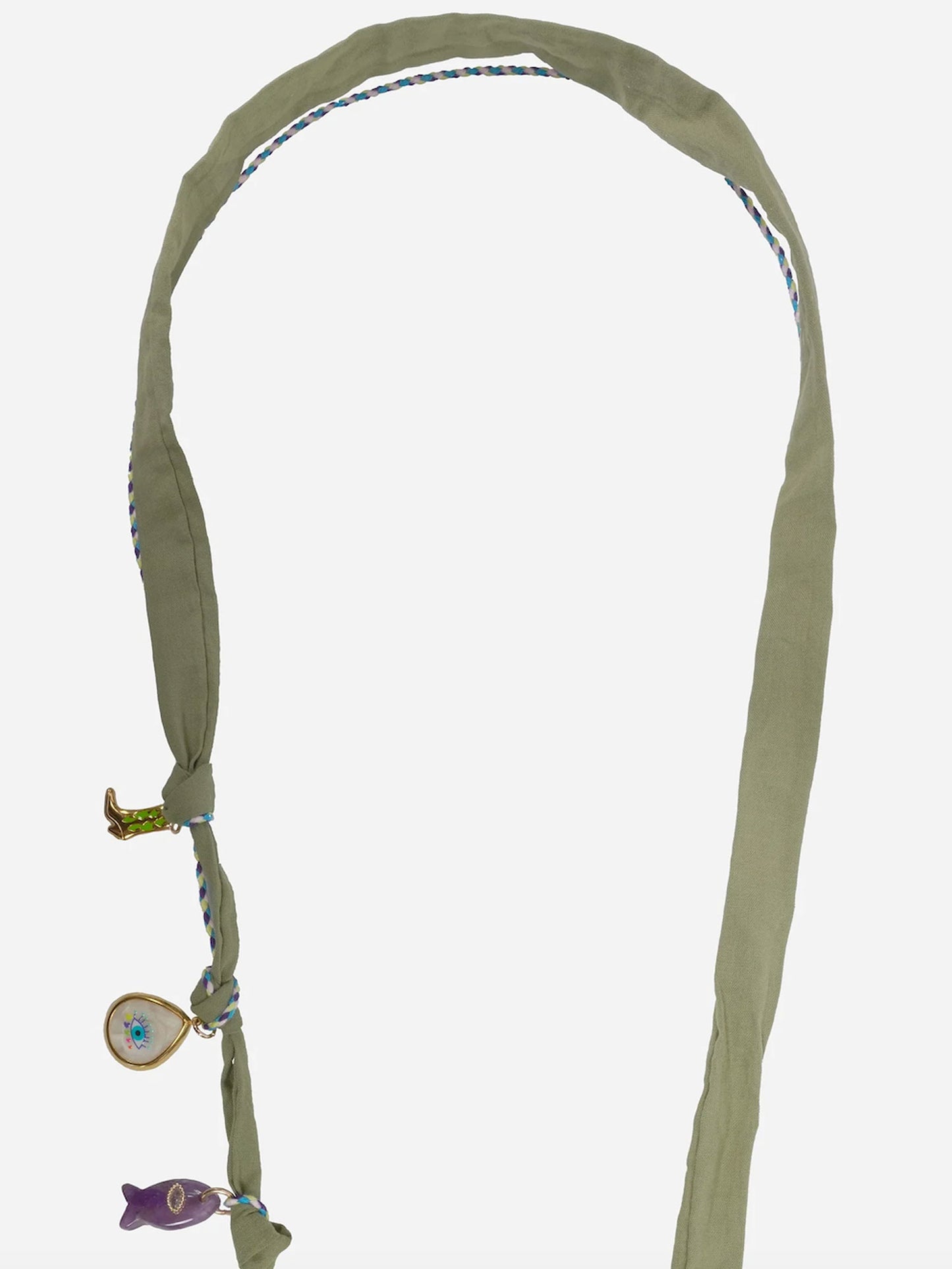 LARIA PHONE CHAIN CHARMS KHAKI - 120CM