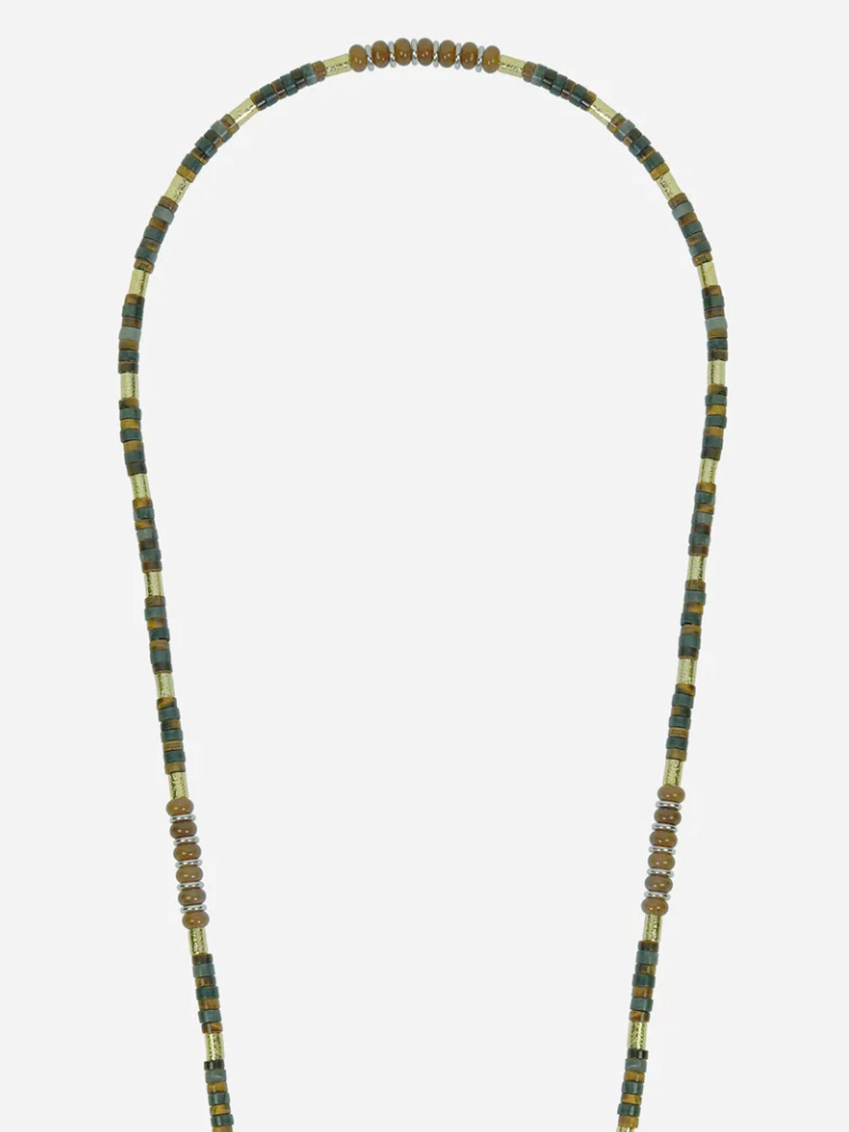 ANALA PHONE CHAIN SP BRN KHAKI GOLD - 120CM