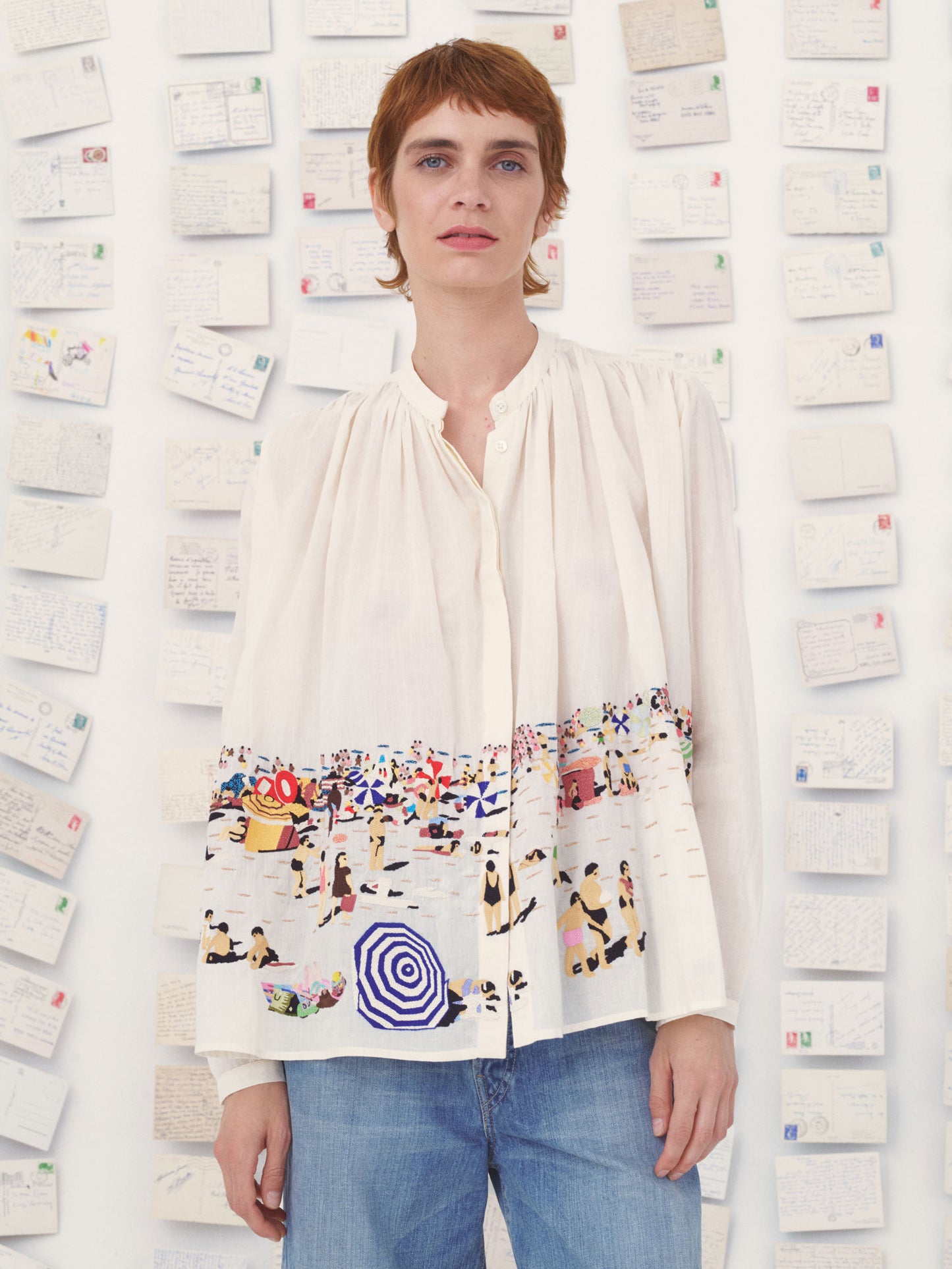 SHIRT NATHALIE PROVENCE NATURAL / MULTI