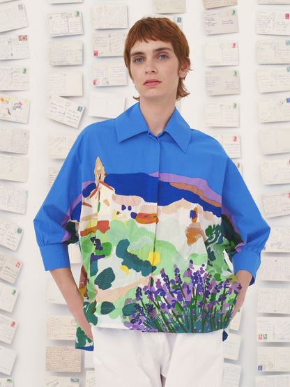 SHIRT MANUELA BLUE MULTI