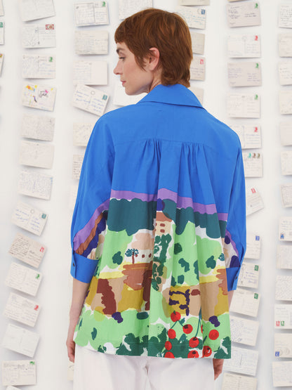 SHIRT MANUELA BLUE MULTI