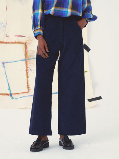 LENA PANTS CORDUROY NAVY