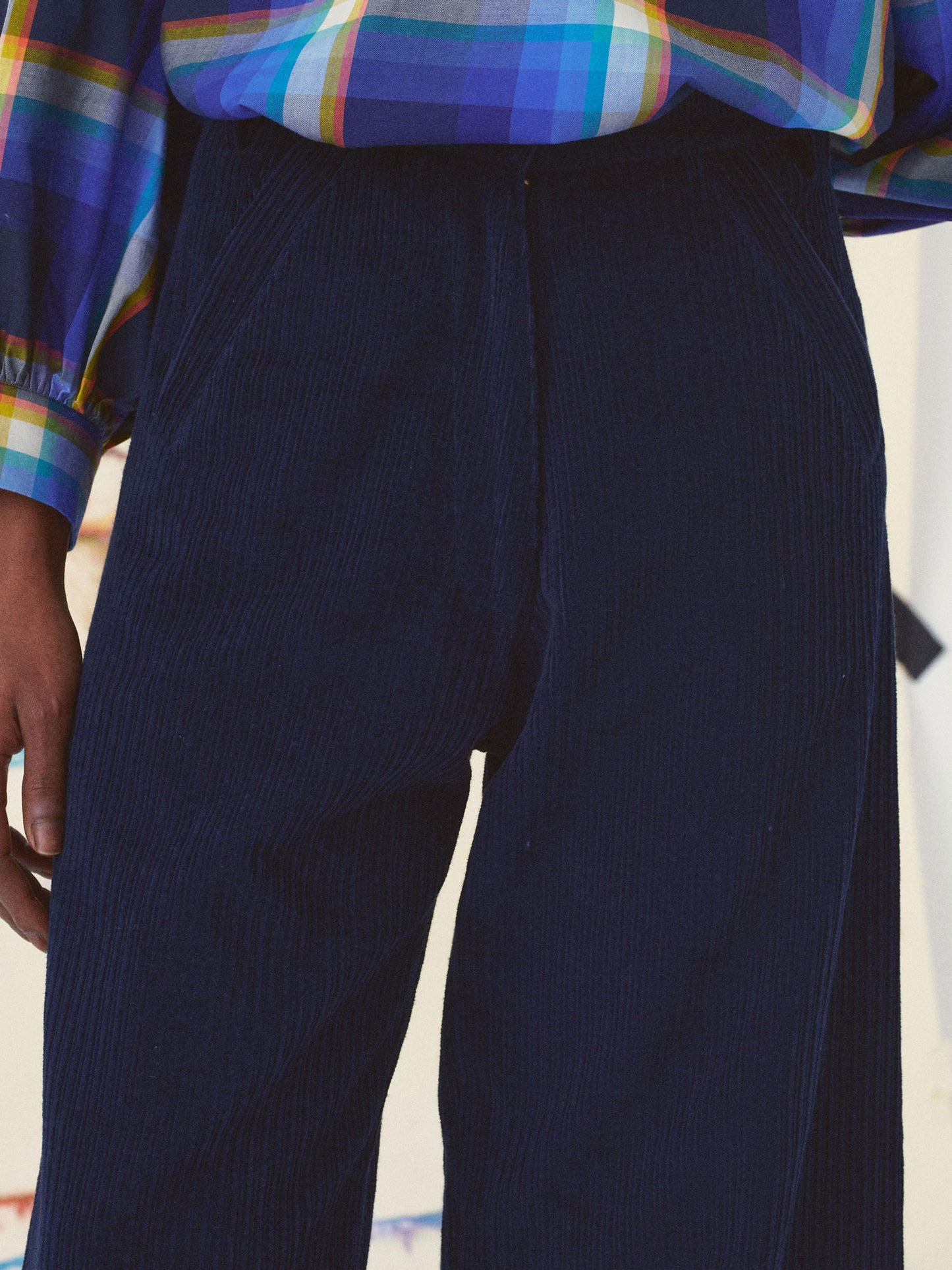 LENA PANTS CORDUROY NAVY