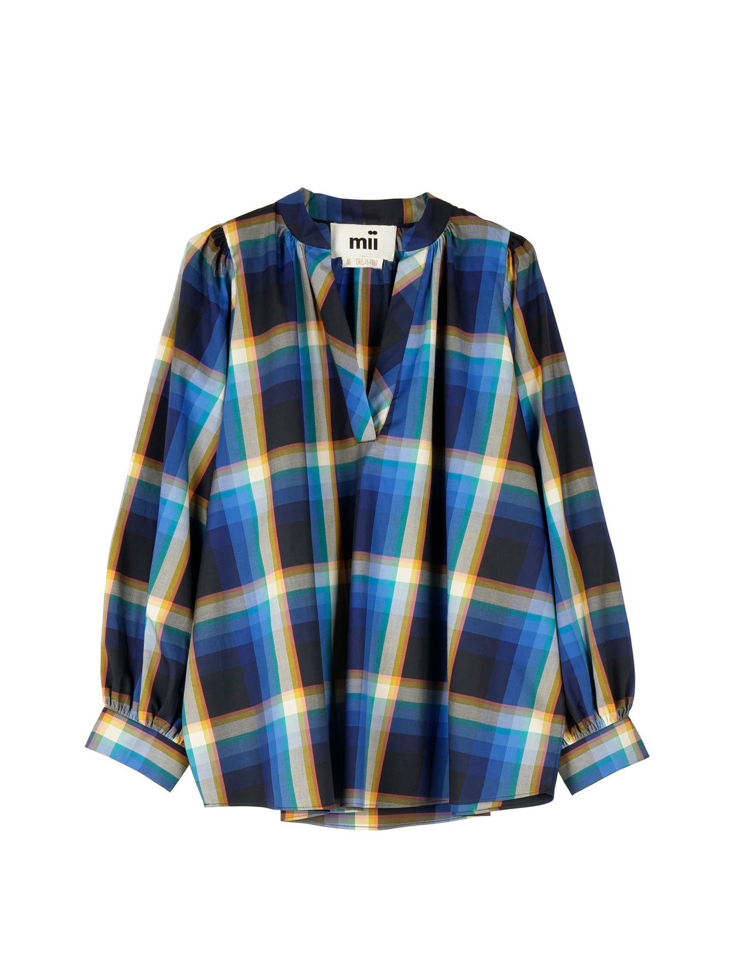 CLAUDIA TARTAN SHIRT BLUE BLUE MULTI