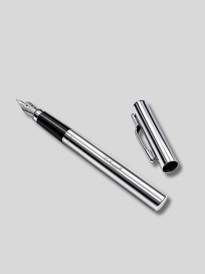 Mayfair 925 Sterling Silver Fountain Pen – Plain Finish