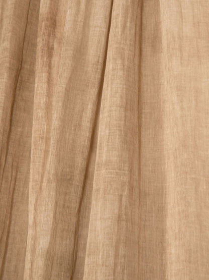 ÉCHARPE EN COTON BEIGE/2010W BEIGE