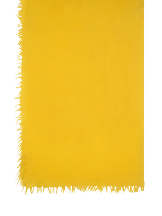 18991-TEXTURED SCARF YELLOW