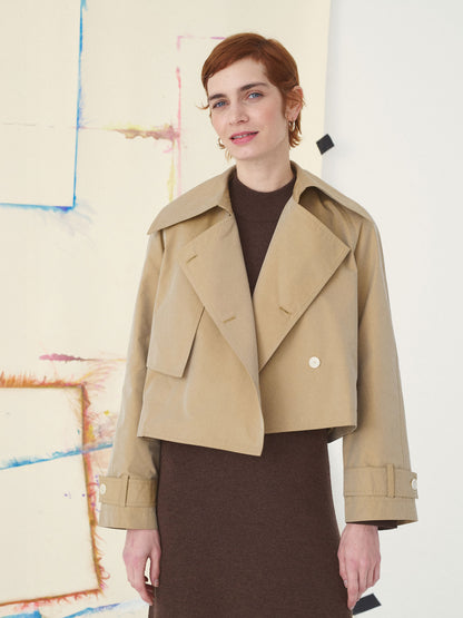 VOLVER JKT PORTRAIT BACK SAND