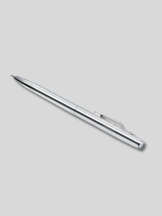 Regent 925 Sterling Silver Twist-Action Ballpoint Pen – Plain Finish