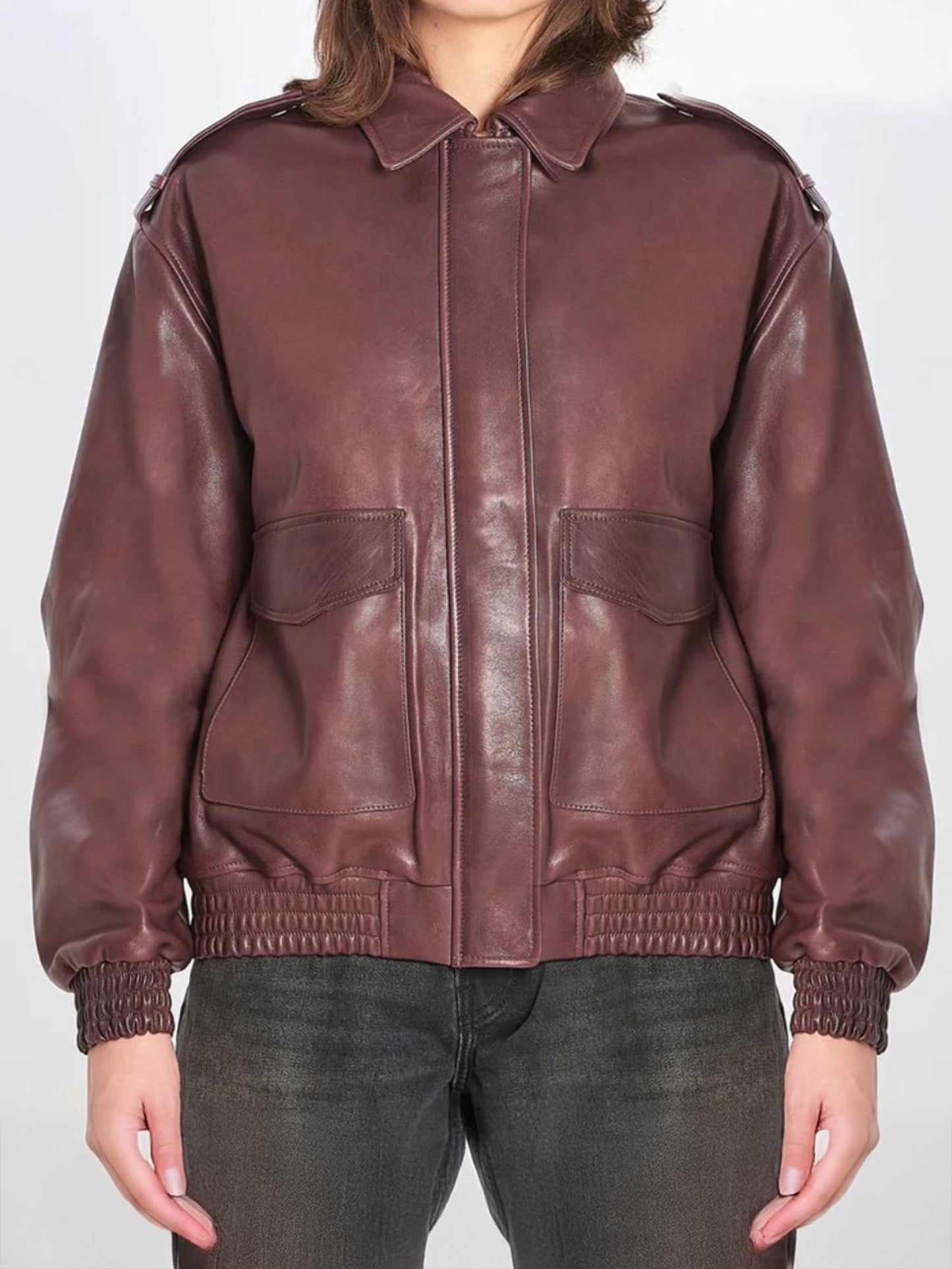 ASTRA LEATHER JACKET SHIRAZ
