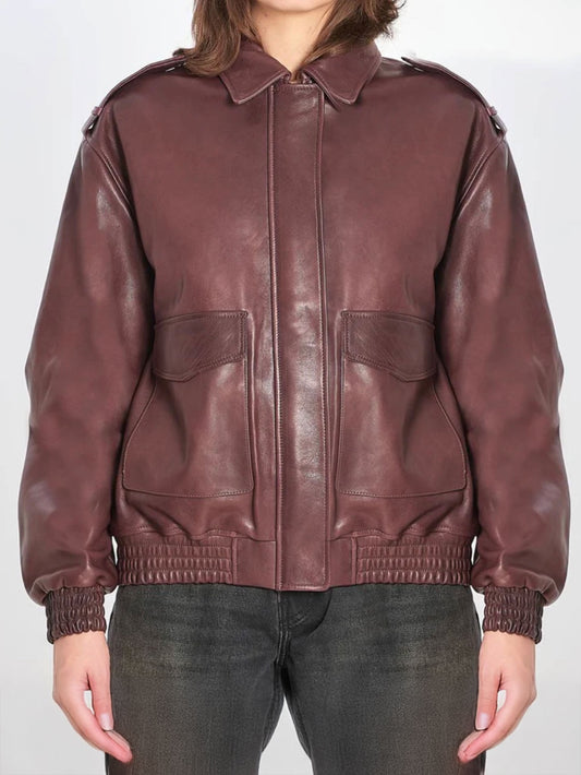 ASTRA LEATHER JACKET SHIRAZ