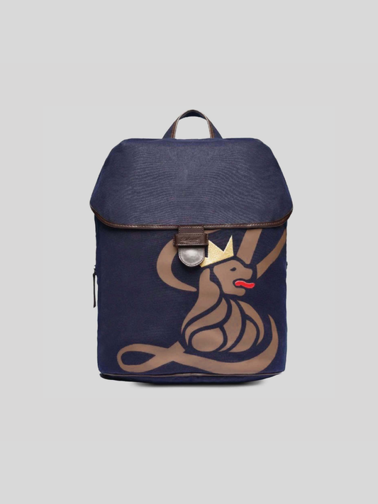 CANVAS LION BACKPACK NAVY