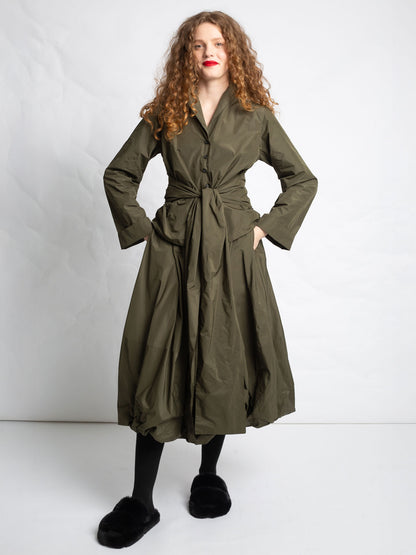 JUPE BUBBLE SKIRT KHAKI