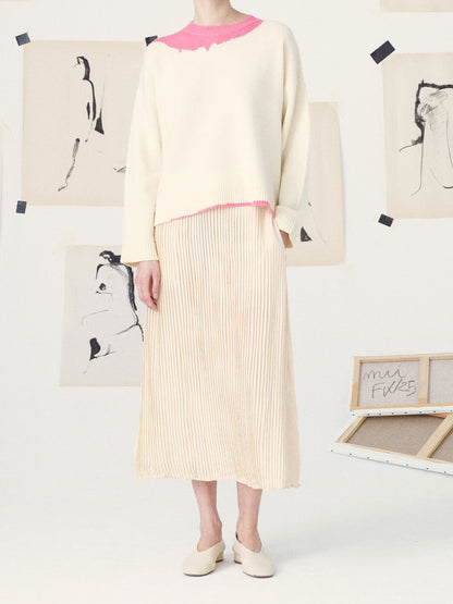 GERDA JUMPER - ABSTRACTION PINK