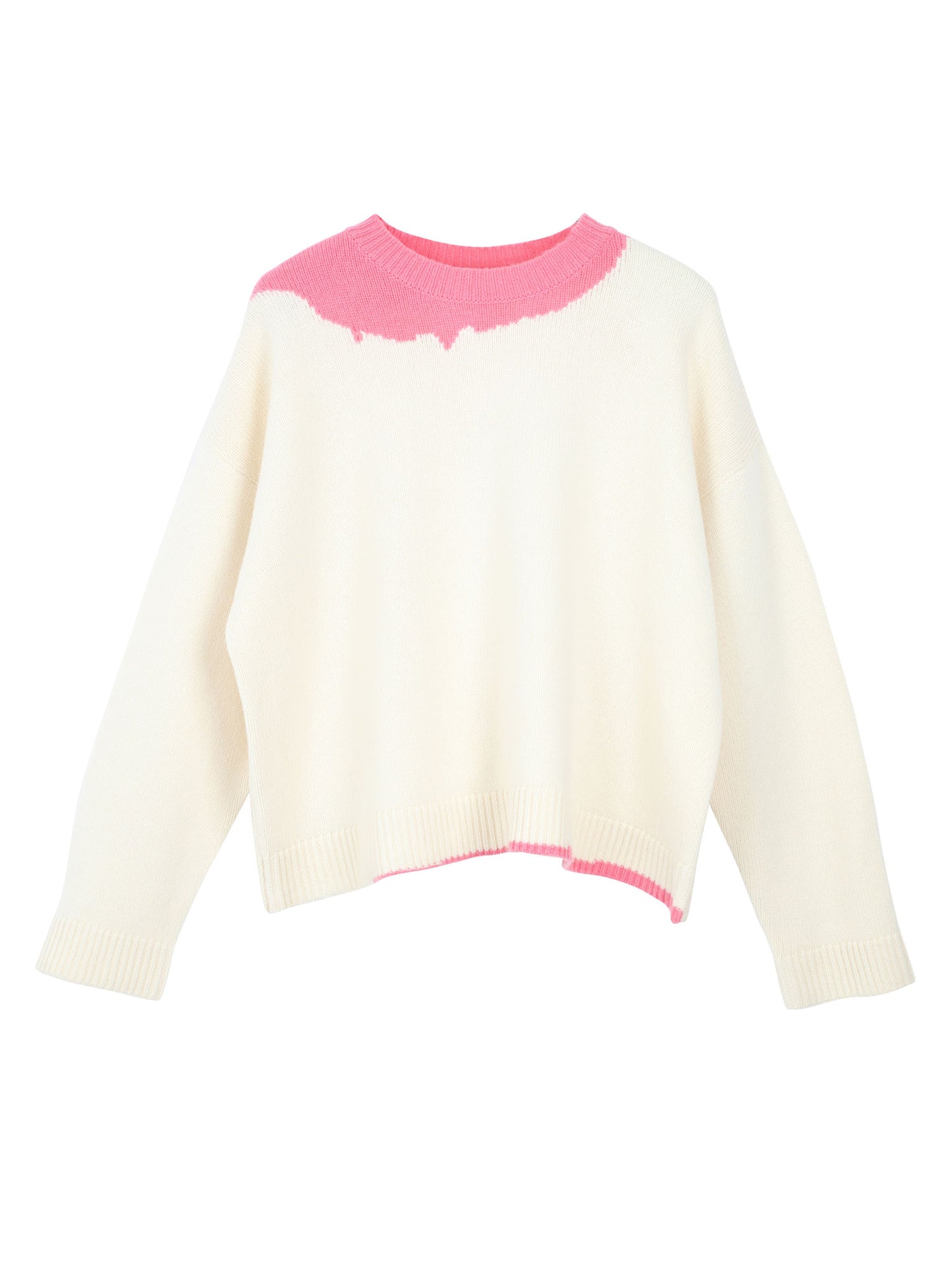 GERDA JUMPER - ABSTRACTION PINK
