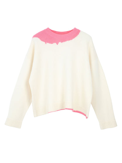 GERDA JUMPER - ABSTRACTION PINK