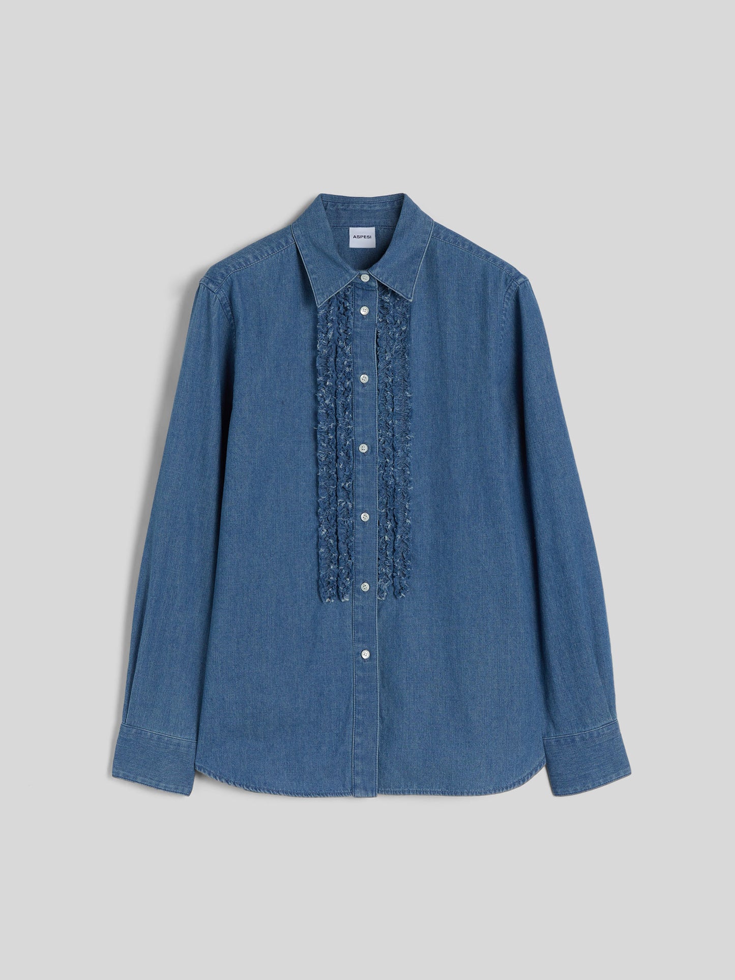 WASHED DENIM BLUE SHIRT