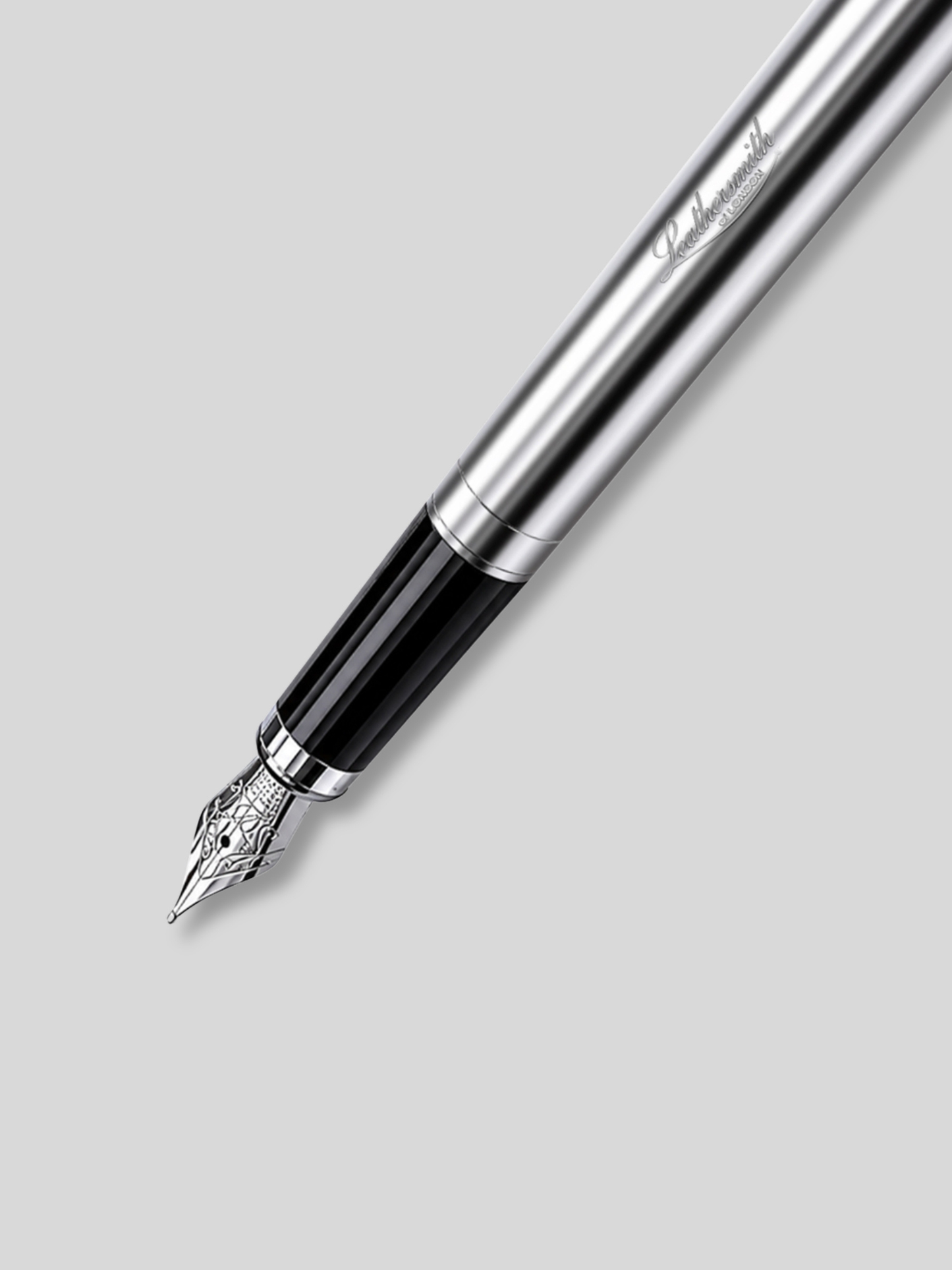 Mayfair 925 Sterling Silver Fountain Pen – Plain Finish