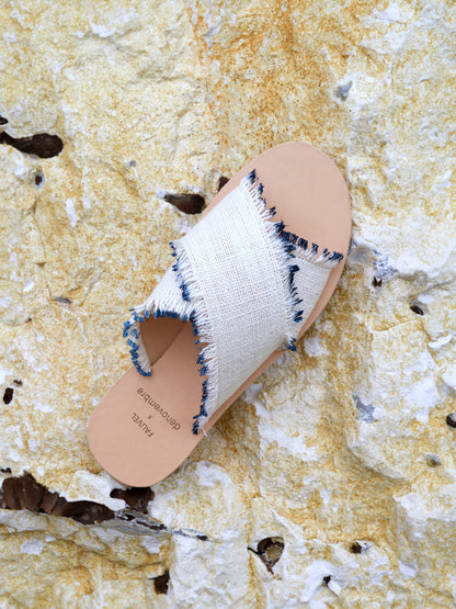 EYELASH BLACK SANDAL