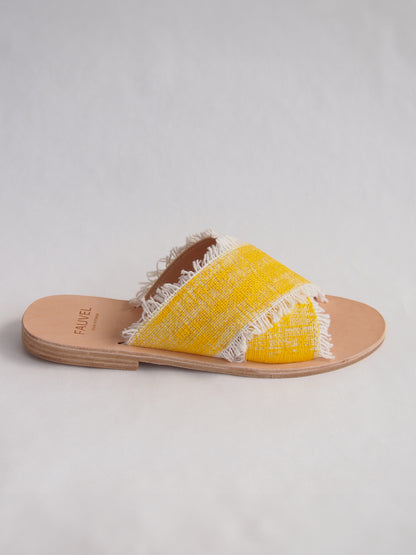 BRUSH YELLOW SANDAL