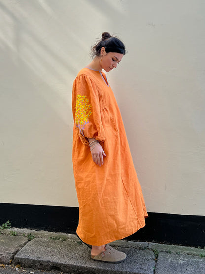 BLOOM DRESS ORANGE