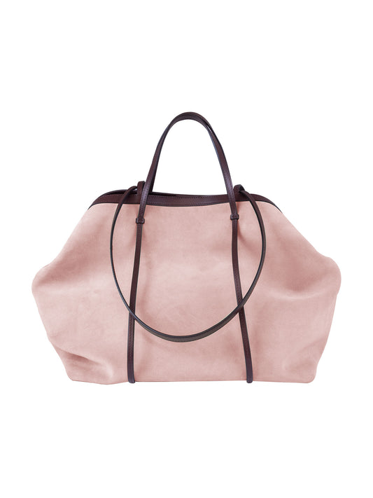 suede xxl bag in the colour pink