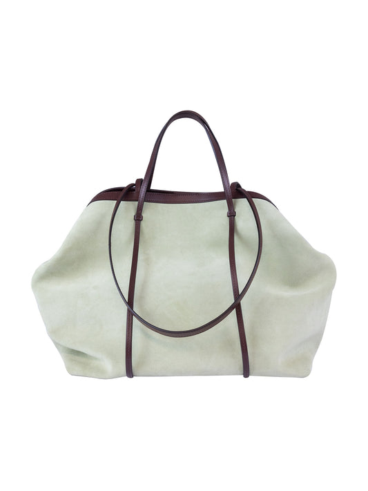ALMA SUEDE BAG SALVIA MINT