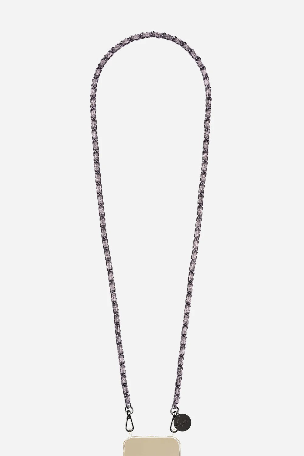 CALI PHONE CHAIN BLACK/KHAKI JEAN - 120CM