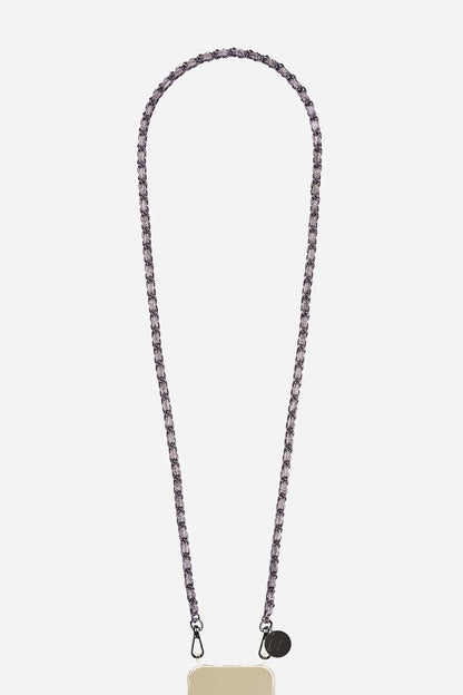 CALI PHONE CHAIN BLACK/KHAKI JEAN - 120CM