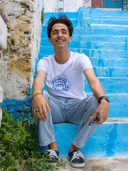 TAXI TANGER T-SHIRT WHITE/MULTI